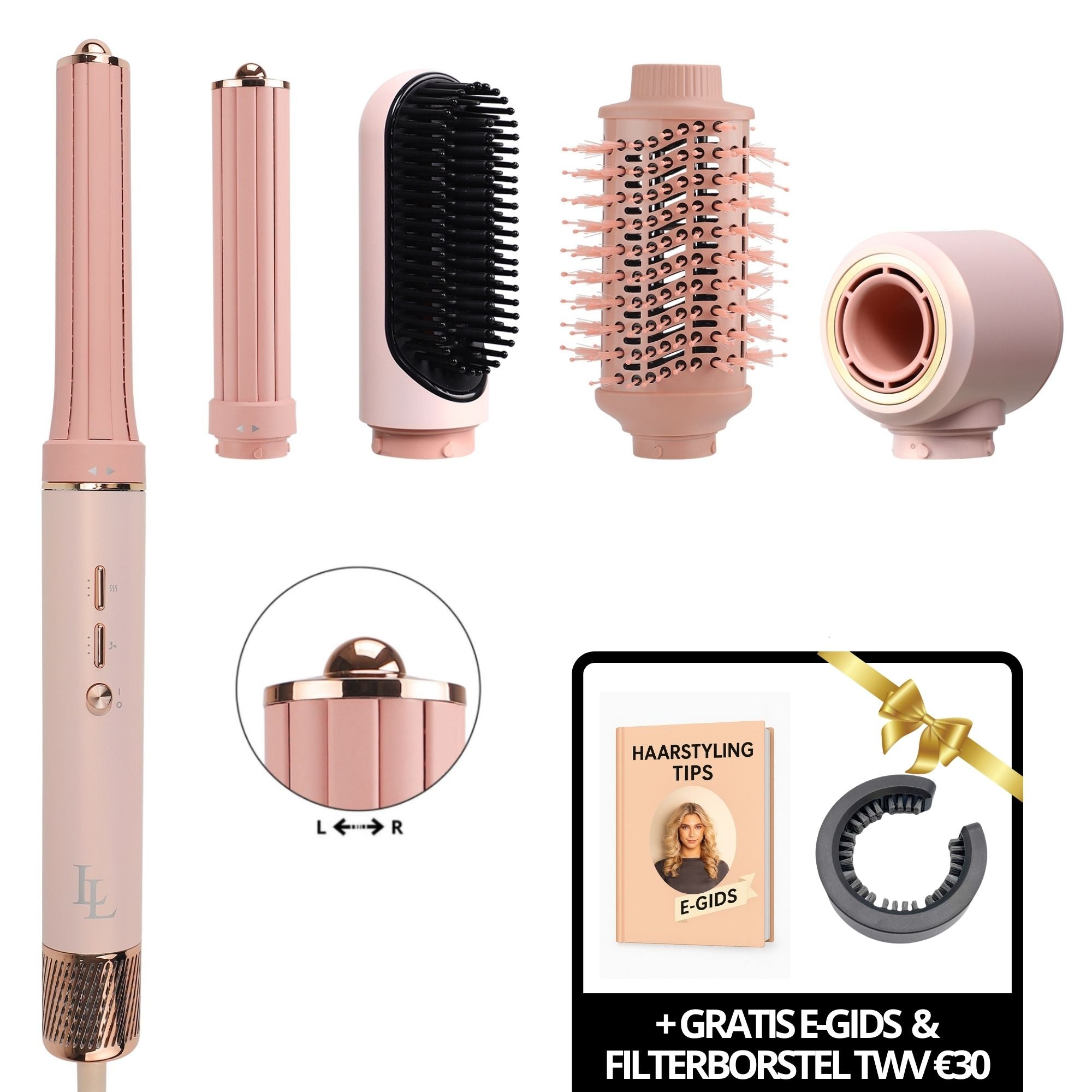 Largolash PRO Multistyler Complete Long - Roze/Rose
